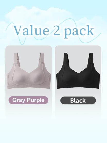 Refreshing Minimizer Bra With Super Thin Cups For Slimming, Skin-friendly 24-hour Comfortable Plus Size Bra Provides Strong Supportings VEIMIA