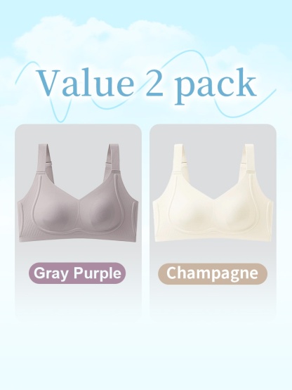 Refreshing Minimizer Bra With Super Thin Cups For Slimming, Skin-friendly 24-hour Comfortable Plus Size Bra Provides Strong Supporteds VEIMIA