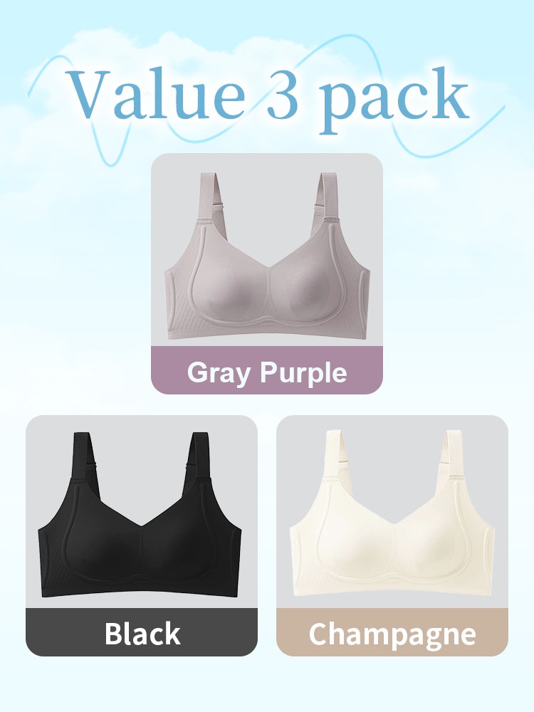 Refreshing Minimizer Bra With Super Thin Cups For Slimming, Skin-friendly 24-hour Comfortable Plus Size Bra Provides Strong Supportings VEIMIA