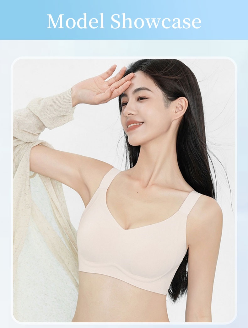 Refreshing Minimizer Bra With Super Thin Cups For Slimming, Skin-friendly 24-hour Comfortable Plus Size Bra Provides Strong Supporting VEIMIA