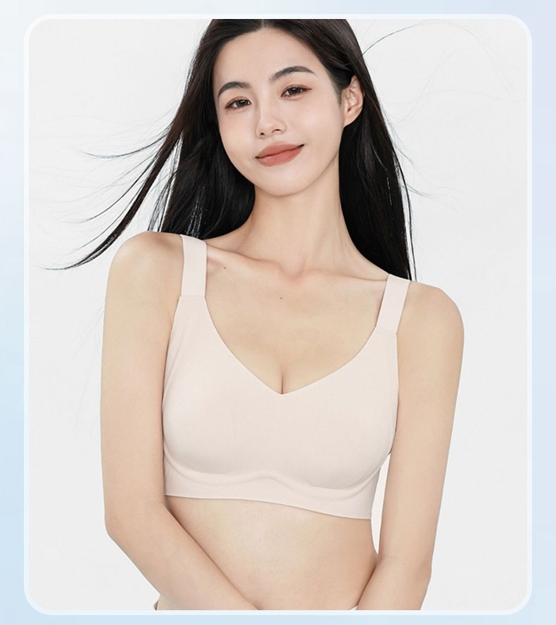Refreshing Minimizer Bra With Super Thin Cups For Slimming, Skin-friendly 24-hour Comfortable Plus Size Bra Provides Strong Supported VEIMIA