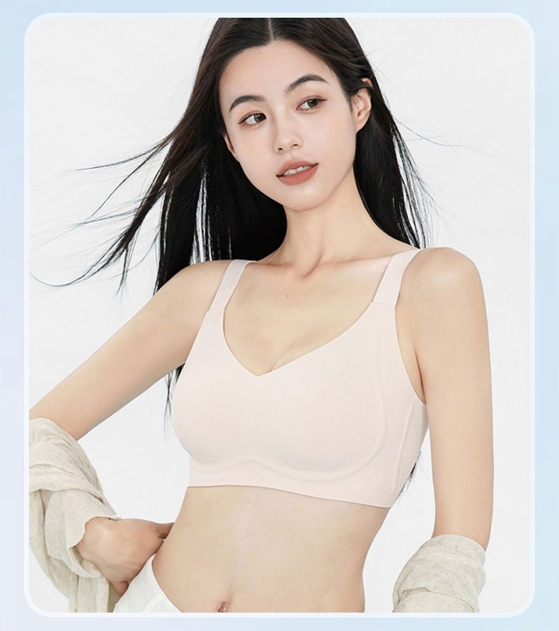 Refreshing Minimizer Bra With Super Thin Cups For Slimming, Skin-friendly 24-hour Comfortable Plus Size Bra Provides Strong Supportive VEIMIA