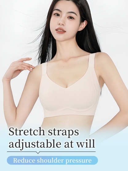 Refreshing Minimizer Bra With Super Thin Cups For Slimming, Skin-friendly 24-hour Comfortable Plus Size Bra Provides Strong Supporters VEIMIA
