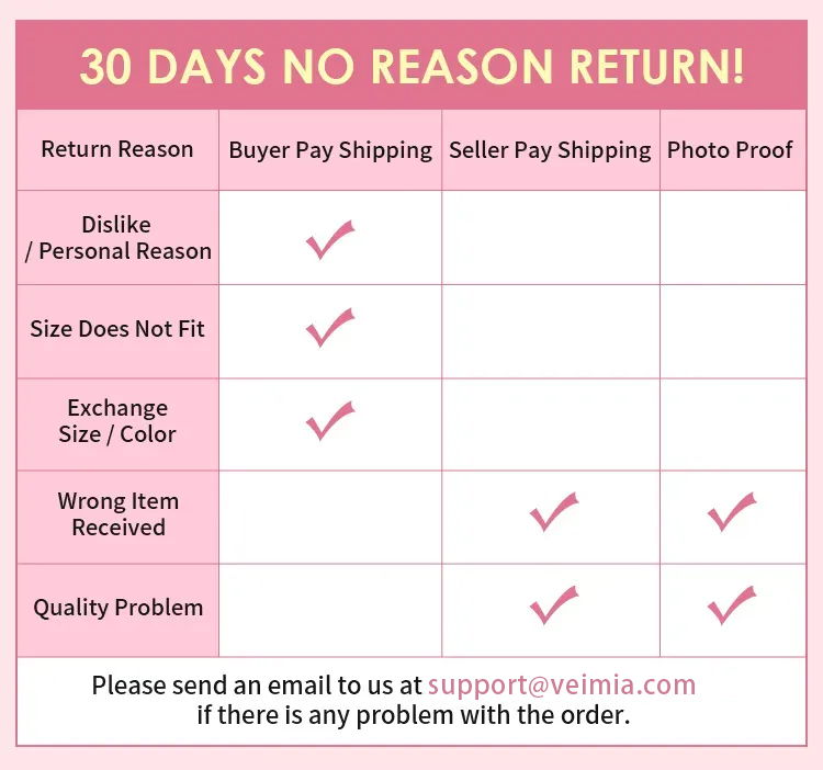 Return And Exchange Veimia