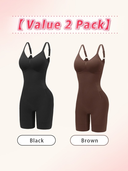 Sculpting Bodysuits Full Figures Contourings With Double-X Holds, Seamless Zero-pressure Feels & Built-in Features VEIMIA