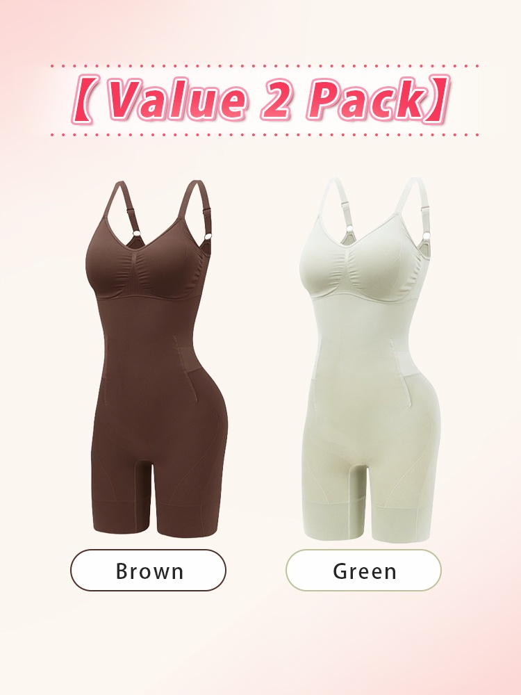 Sculpting Bodysuit Full Body Contouring With Double-X Hold, Seamless Zero-pressure Feel & Built-in Feature VEIMIA