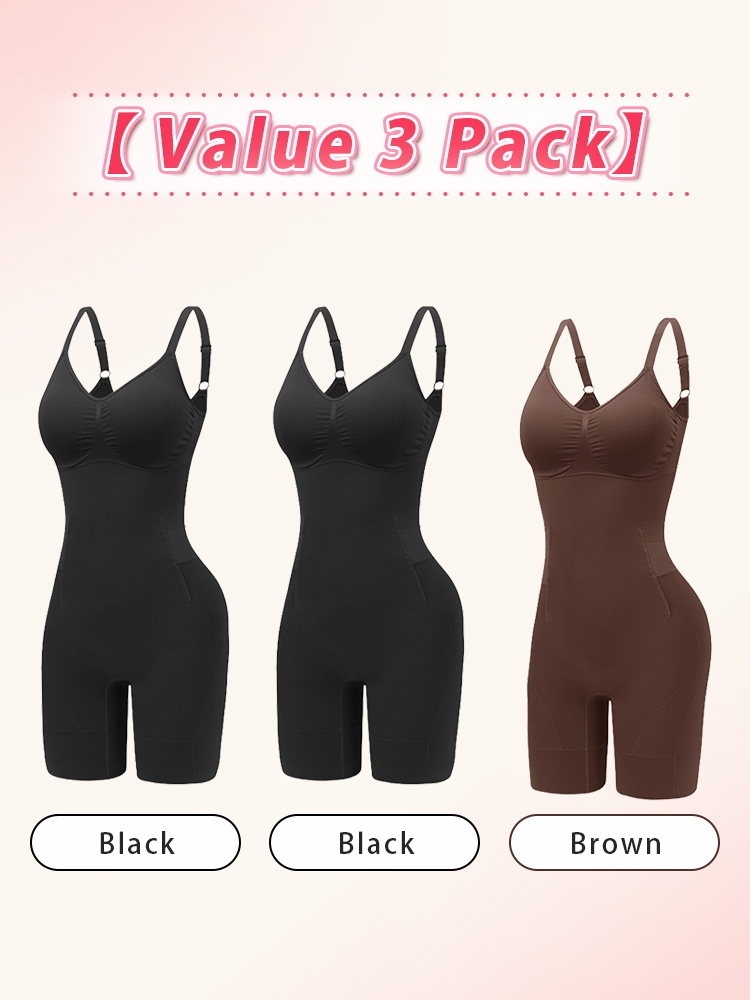 Sculpting Bodysuits Full Body Slimming With Double-X Structure, Seamless Zero-pressure Shape & Built-in Advantage VEIMIA