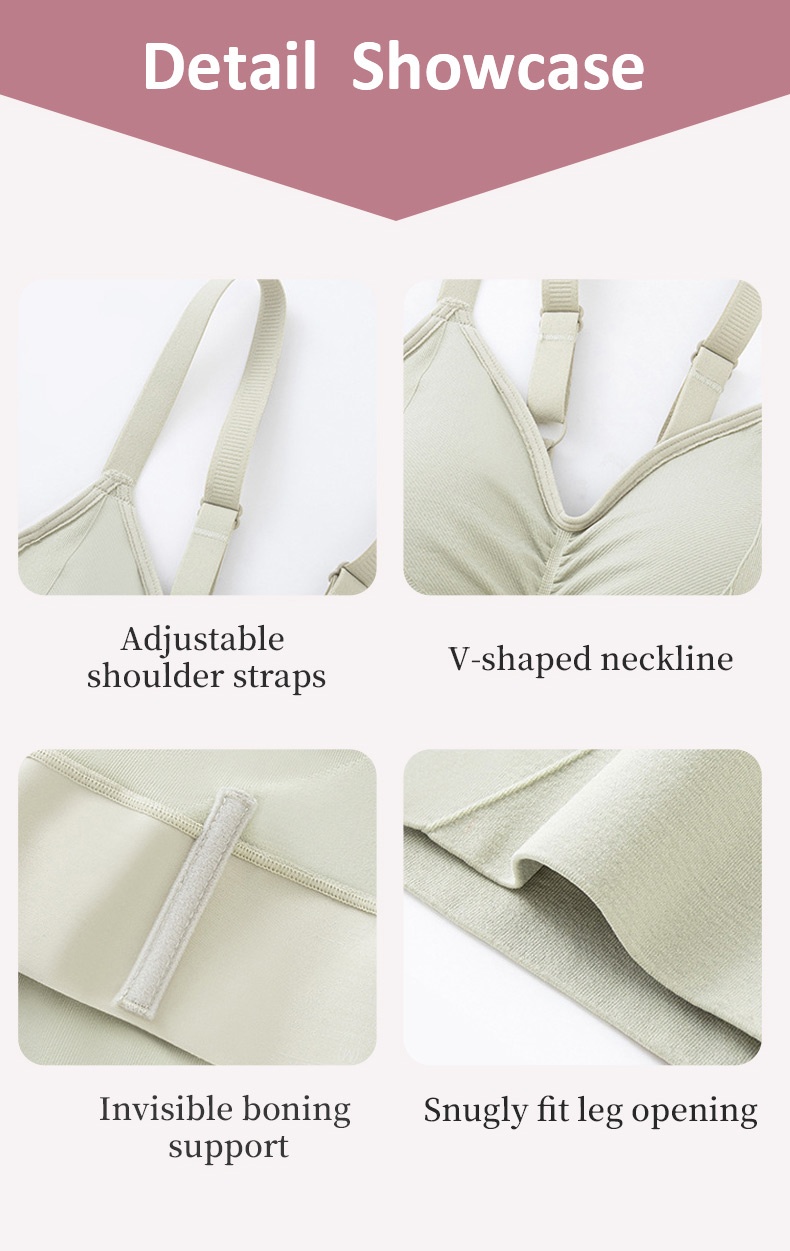 Sculpting Bodysuit Full Bodies Shaping With Double-X Support, Seamless Zero-pressure Fits & Built-in Convenience VEIMIA