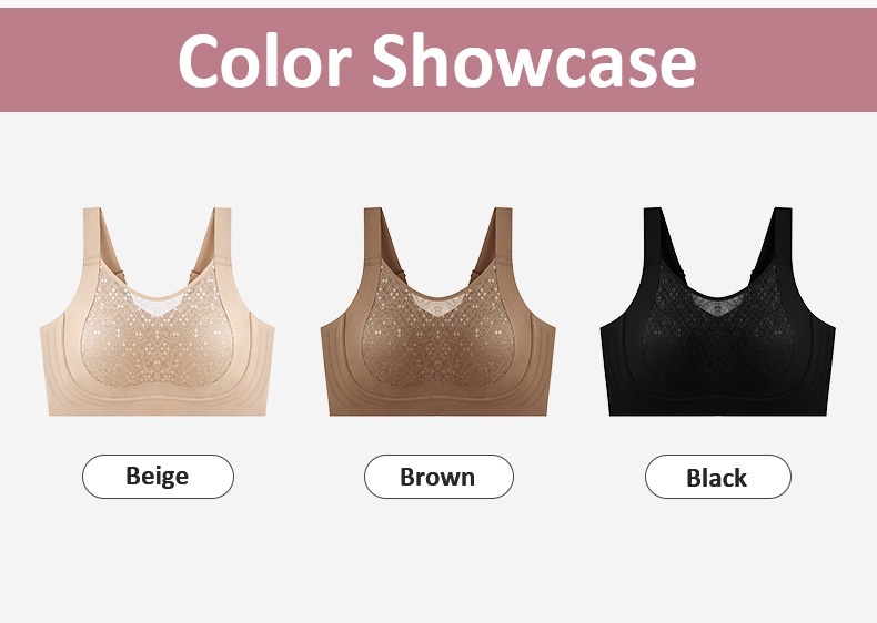 Sculpting Minimizer Bra With Full Grip, Elegant Mesh Cups & Stable Support VEIMIA