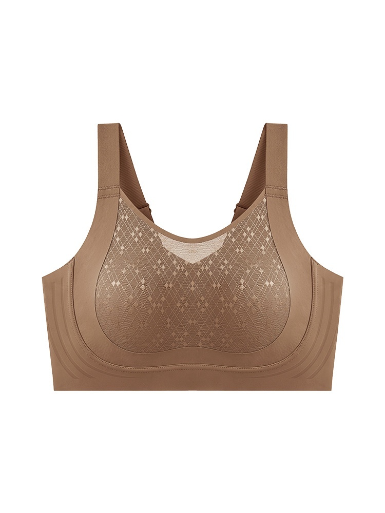 Sculpting Minimizer Bra With Full Grip, Elegant Mesh Molds & Stable Lift VEIMIA