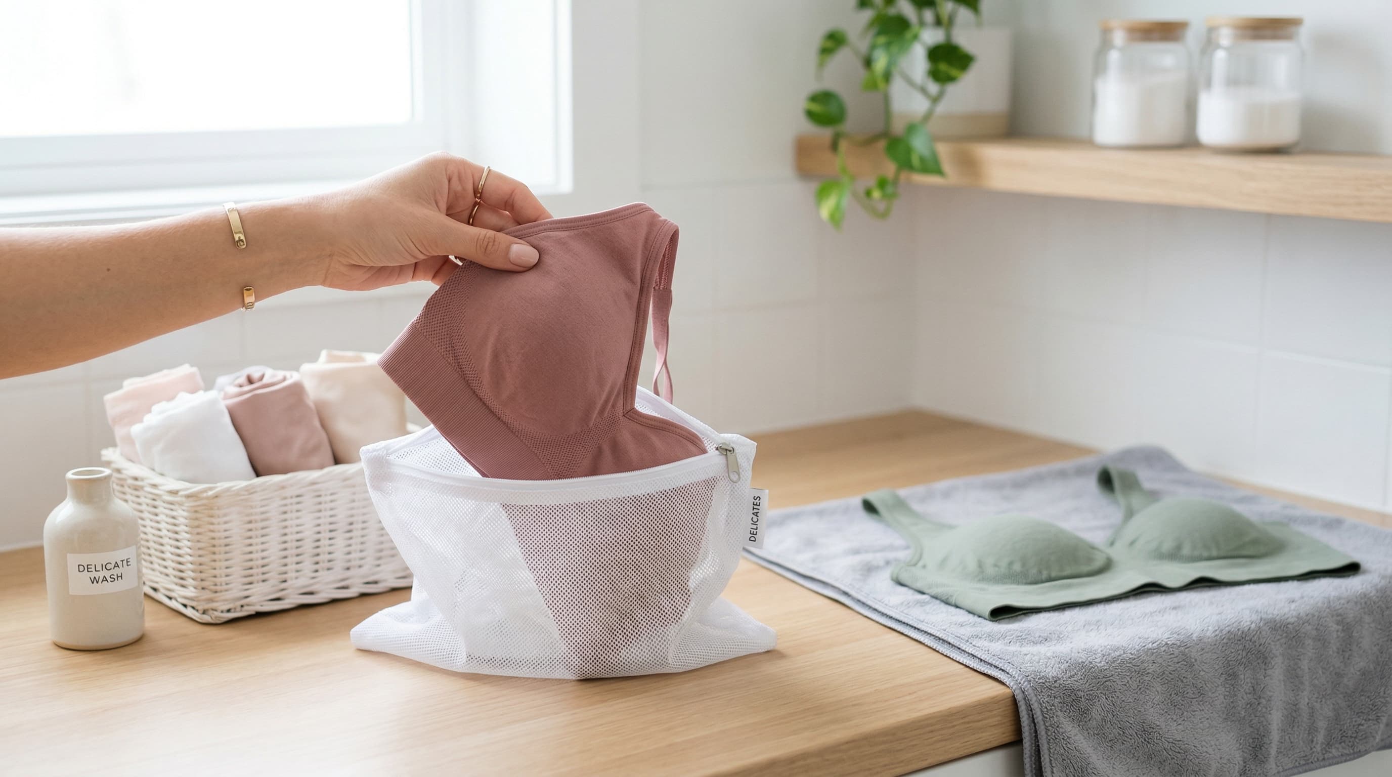 VEIMIA 內衣清洗保養與更換週期示意圖