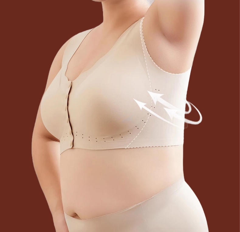 Extra large size Front Closure Bras For Elderly Women VEIMIA