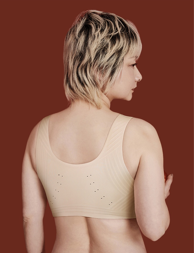 U-shaped Ultra Breathable Easy Put on And Take Off Front Closure Bras VEIMIA