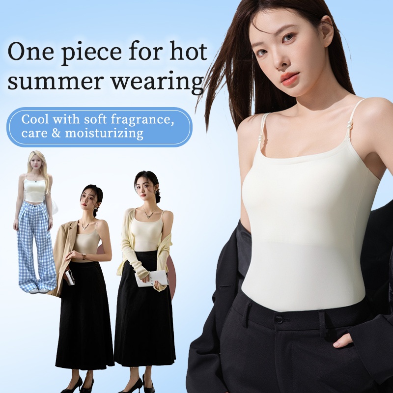 Camisole With Fresh Scent - No Bra Required & Cooling VEIMIA