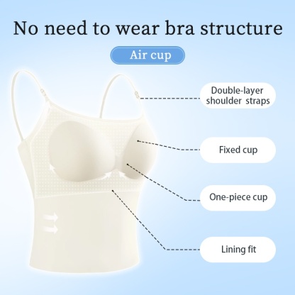 Cooling & Supportive Tank - Seamless Design & Camellia VEIMIA