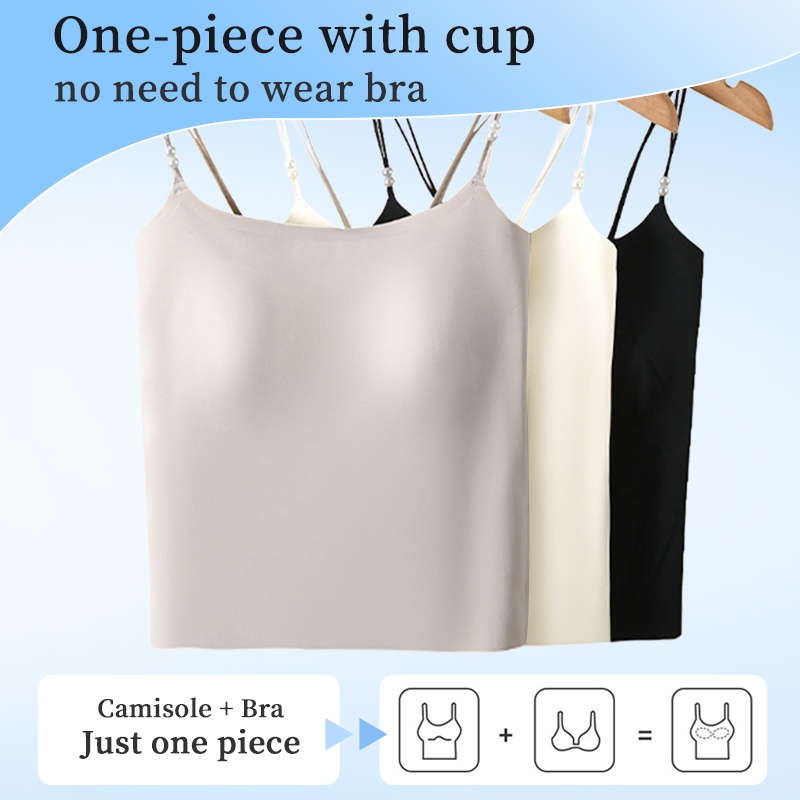 VEIMIA Cooling Camisole With Built-in Bra For Women, Ultra