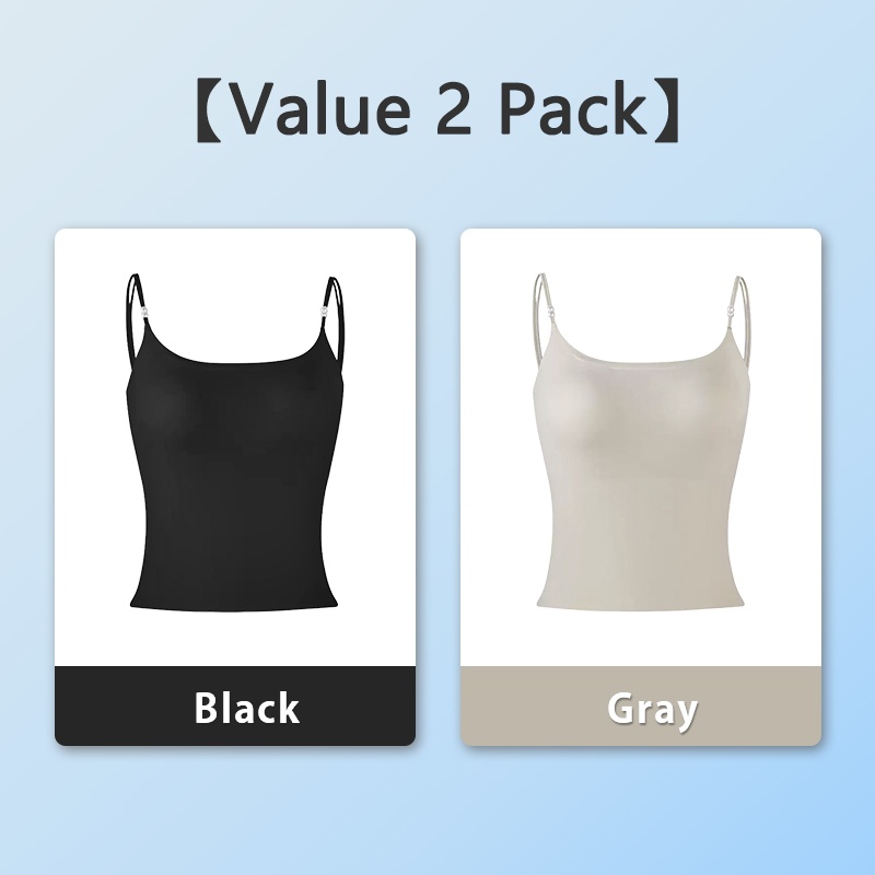 VEIMIA Cooling Camisole With Built-in Bra For Women, Ultra