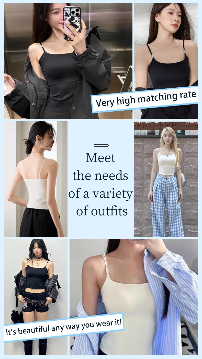 Cooling Bra-Free Camisole - Seamless Comfort & Floral Scent VEIMIA