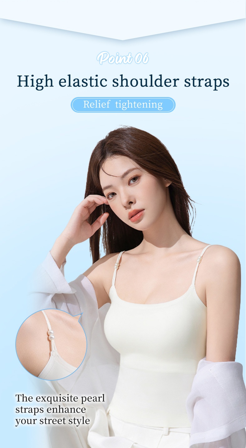 Bra-Free Cooling Top - Seamless Structure & Camellia Perfume VEIMIA