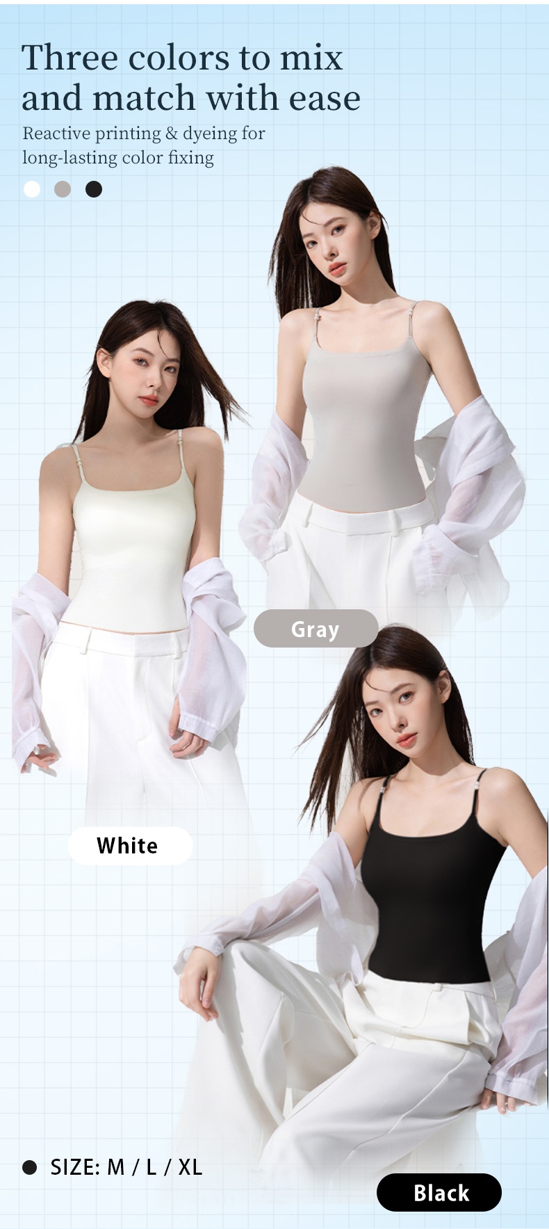 Seamless Camellia Top - No Need To Wear Bra & Fresh Cooling VEIMIA