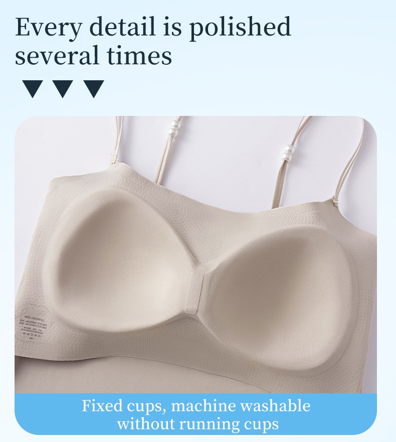 Braless Camisole - Cold Feeling Fabric & Floral Scent Technology VEIMIA