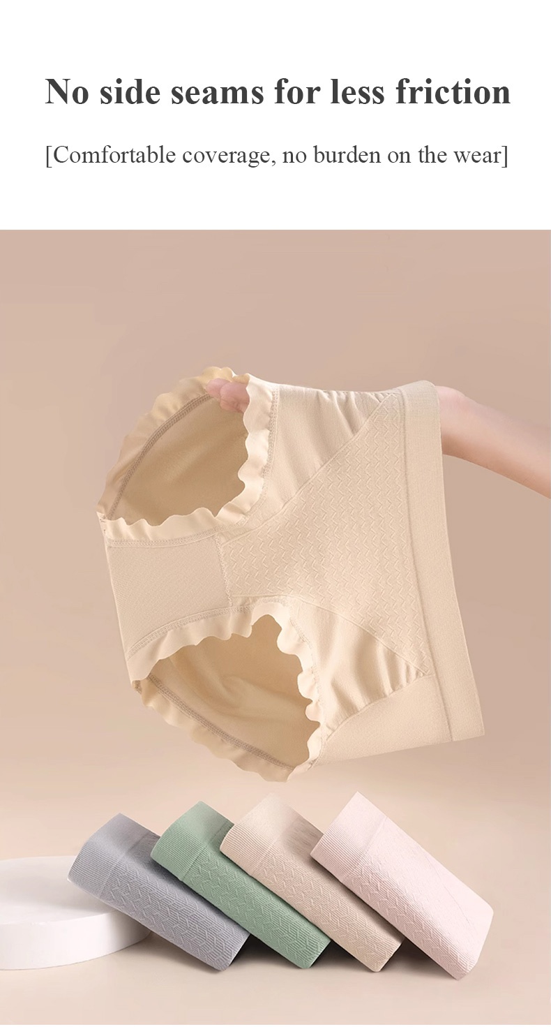 Ultra Soft & Breathable High Waist Panties 3D Hip Shape For Perfect Fit VEIMIA