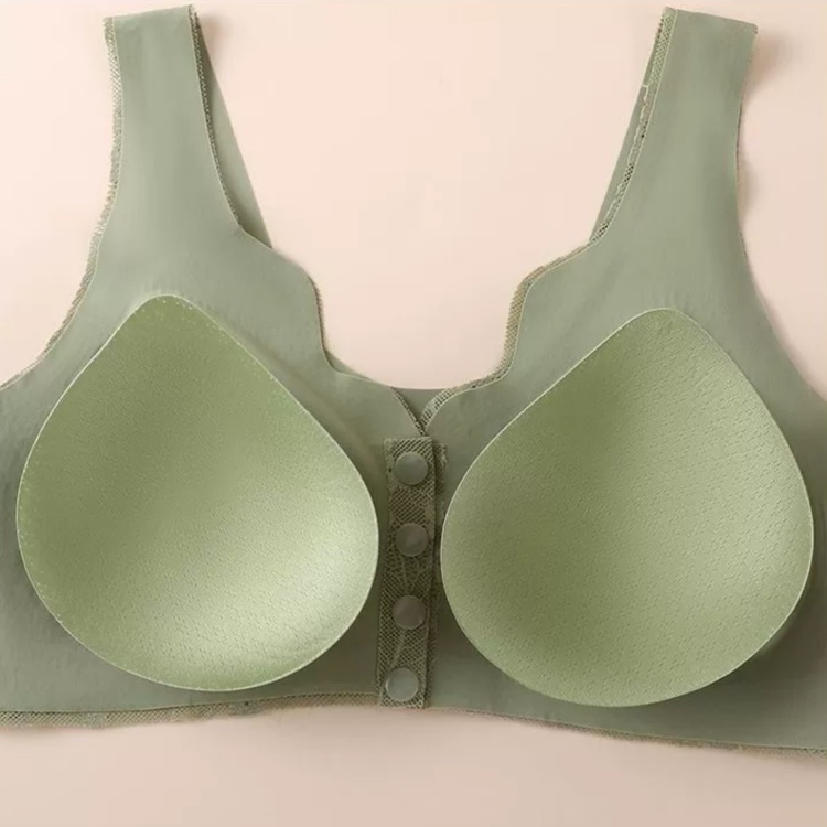 Seamless Lace Front Closure Anti-sagging Bra For Women Removable Cups VEIMIA
