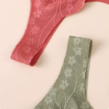 Seamless Lace Front Closure Anti-sagging Bra For Women Elastic Straps VEIMIA