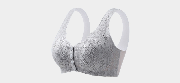 Front Closure Breathable Anti-sagging Bra For Women VEIMIA