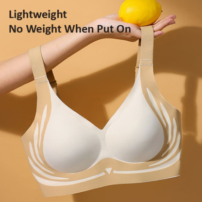 Seamless V-neck Lift Bras For Saggy Breasts High Support Bralettes For Women VEIMIA