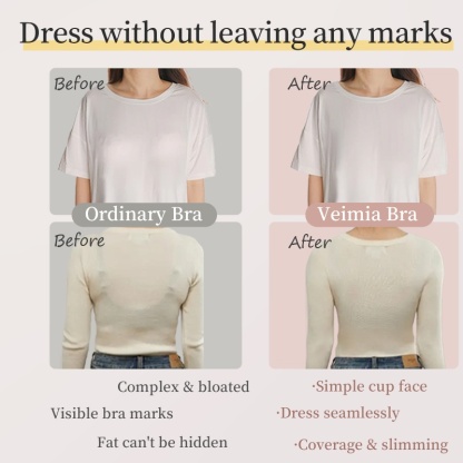 Seamless Minimizer Bras - Sturdy & Breathable Caffeine Fabrics With Anti-wobbling Design VEIMIA