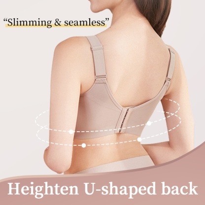 Washable Seamless Minimizer Bras - Sturdy & Breathable Caffeine Fabric With Anti-wobbling Design VEIMIA