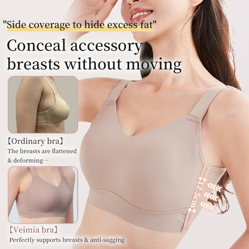 Seamless Minimizer Bras - Sturdy & Breathable Caffeine Fabric With Anti-wobbling Design VEIMIA