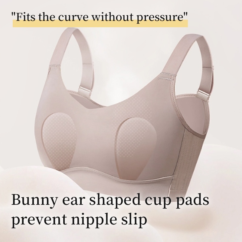 Washable Seamless Minimizer Bra - Sturdy & Breathable Caffeine Fabrics With Anti-wobbling Design VEIMIA