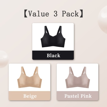 Seamless Minimizer Bra - Sturdy & Breathable Caffeine Fabrics With Anti-shaking Design With Wide Straps VEIMIA
