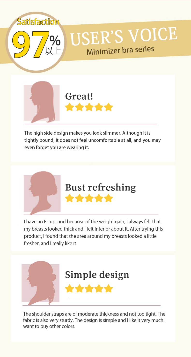 Washable Seamless Minimizer Bra - Sturdy & Breathable With Anti-wobbling Design VEIMIA