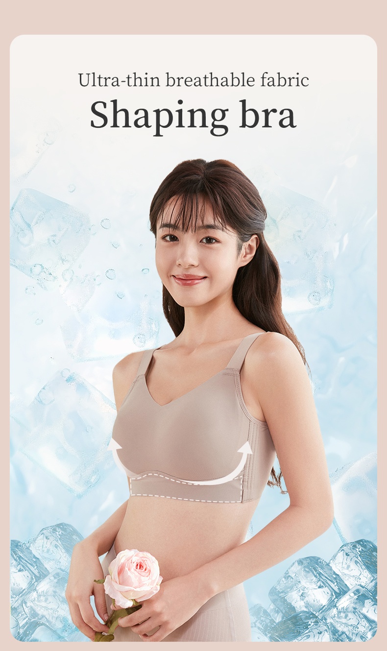 Washable Seamless Minimizer Bra - Sturdy & Breathable Caffeine Fabric With Anti-wobbling Design VEIMIA