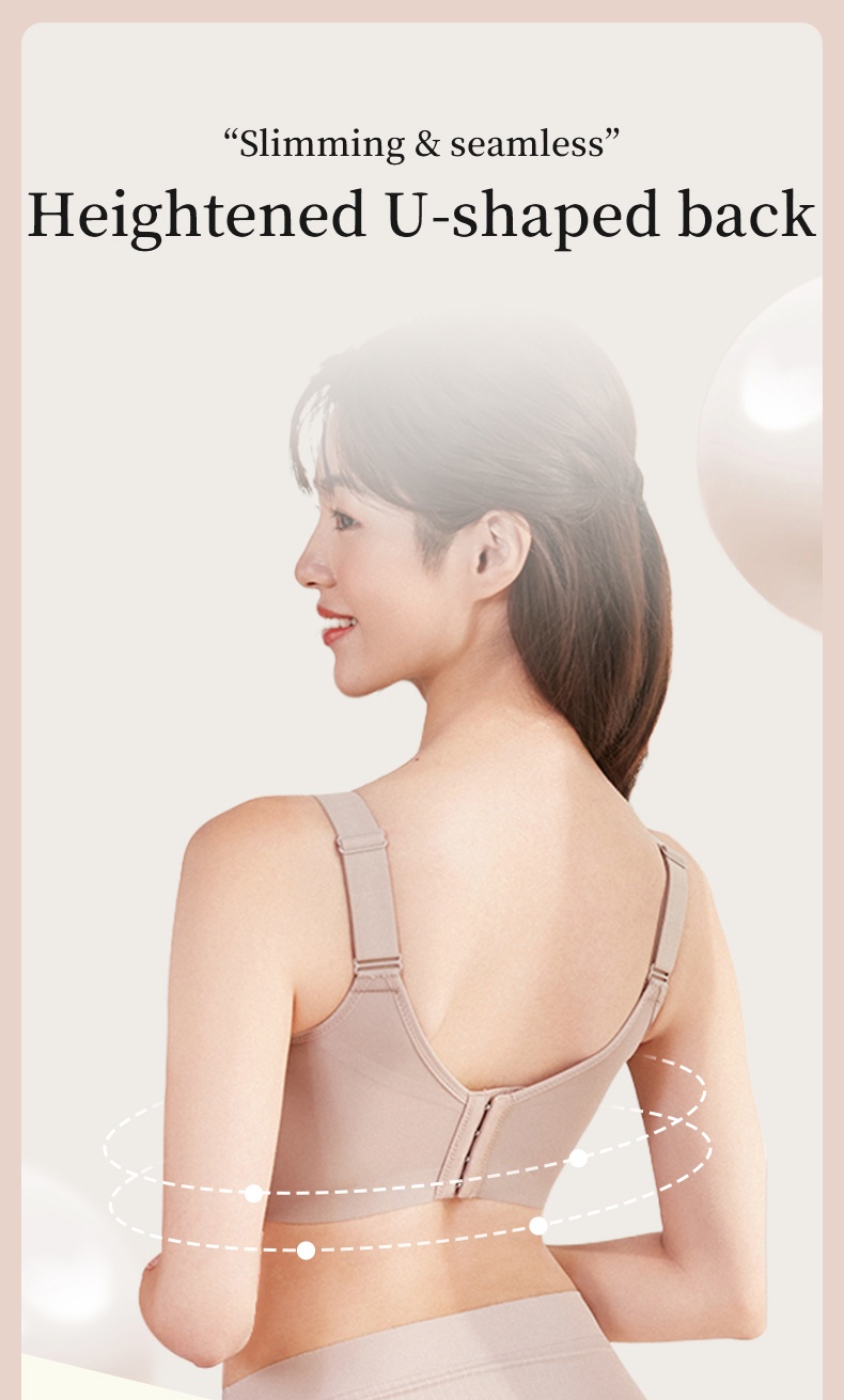 Seamless Minimizer Bra - Sturdy & Breathable Caffeine Fabrics With Anti-shaking Design VEIMIA