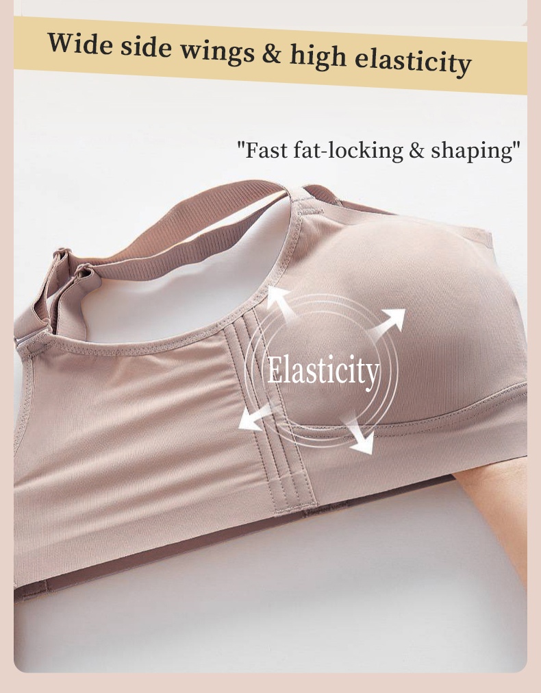 Washable Seamless Minimizer Bras - Sturdy & Breathable Caffeine Fabrics With Anti-shaking Design VEIMIA