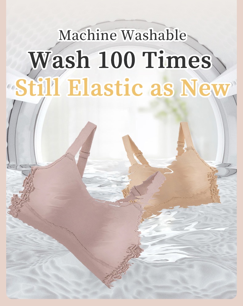 The Most Comfortable Washable Seamless Minimizer Bras - Sturdy & Breathable Caffeine Fabric With Anti-shaking Design VEIMIA