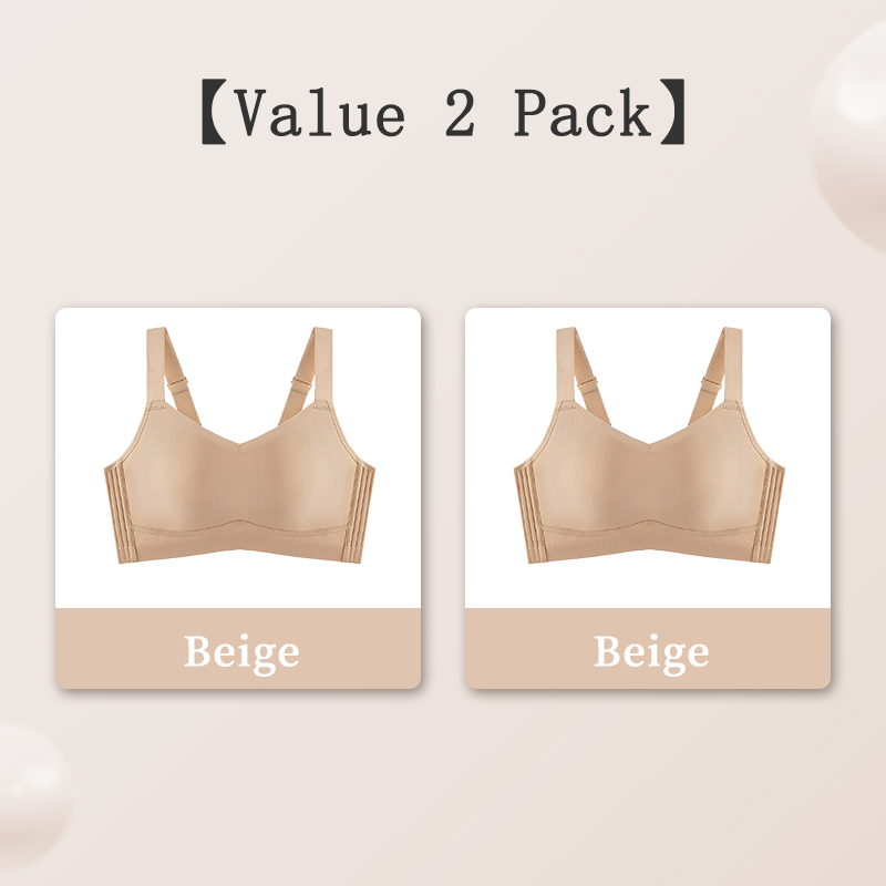Seamless Minimizer Bra - Sturdy & Breathable Caffeine Fabrics With Anti-shaking Design With Wide Straps VEIMIA