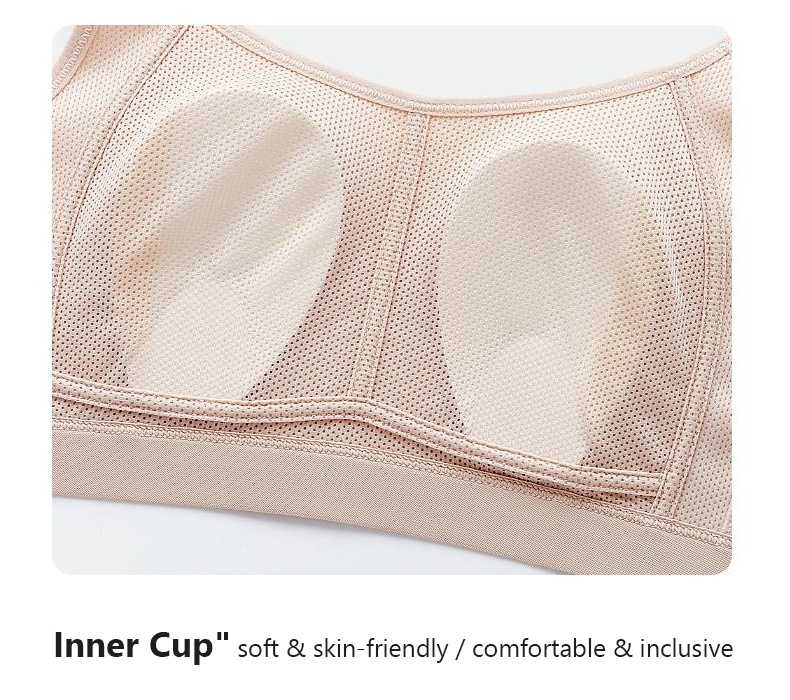 Full Coverage Minimizer Bra Plus Size Supportive Sports Bra Anti-shaking VEIMIA