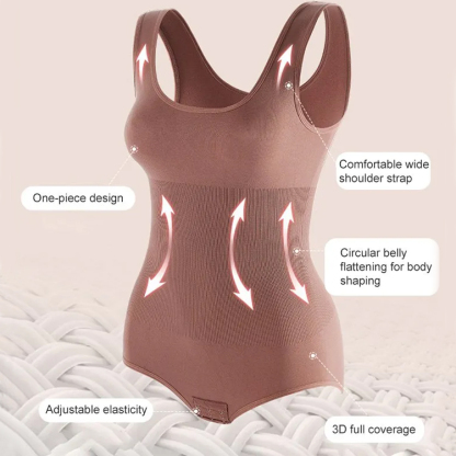 VEIMIA Seamless One-piece Tummy Control Body Shaper For Dress