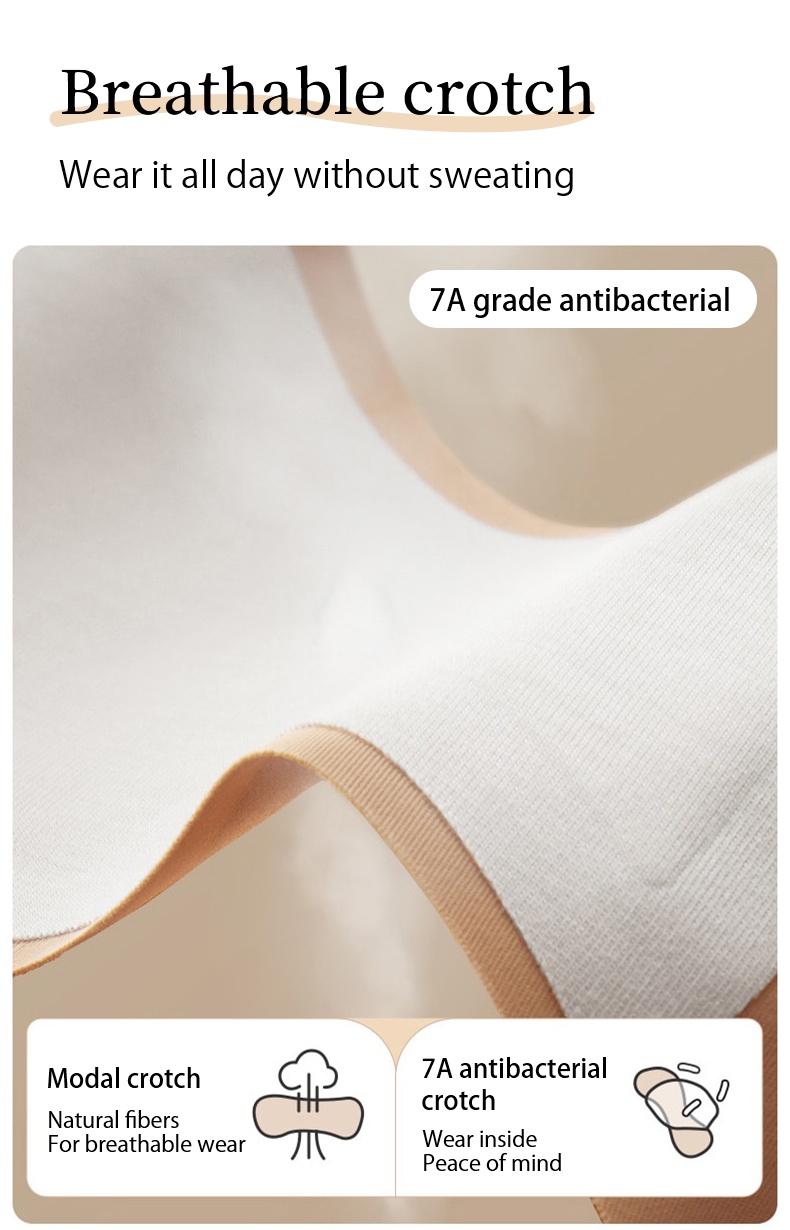 Skin-friendly Seamless Panty, Super Soft One-piece Nude Feeling Foundation Shade Women ​​Briefs VEIMIA