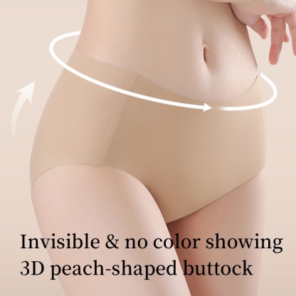 Skin-friendly Seamless Panty, Super Soft One-piece Invisible Feeling Nude Tones Women ​​Briefs VEIMIA​