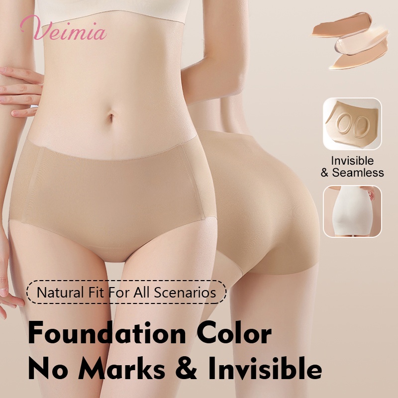 Skin-friendly Seamless Panty, Super Soft One-piece Natural Look Feeling Foundation Tones Women ​​Briefs VEIMIA​