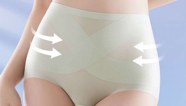 6 Pieces Women's Ice Silk High Waisted Seamless Underwear Tummy Control Panties Veimia