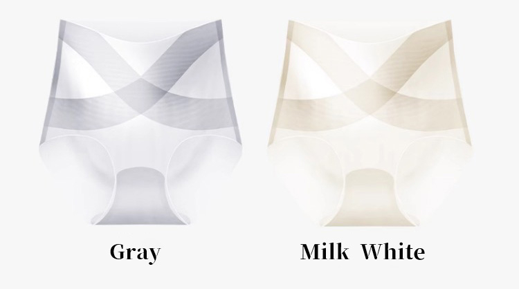 Womens Ice Silk High Waisted Elastic Underwear Veimia