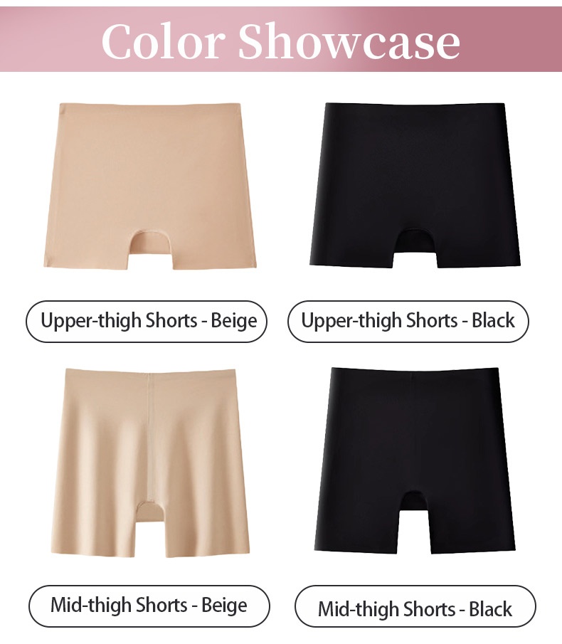 Seamless Safety Short High-waists Tummy Control, Breathable & Sweat-wicking Comforts VEIMIA