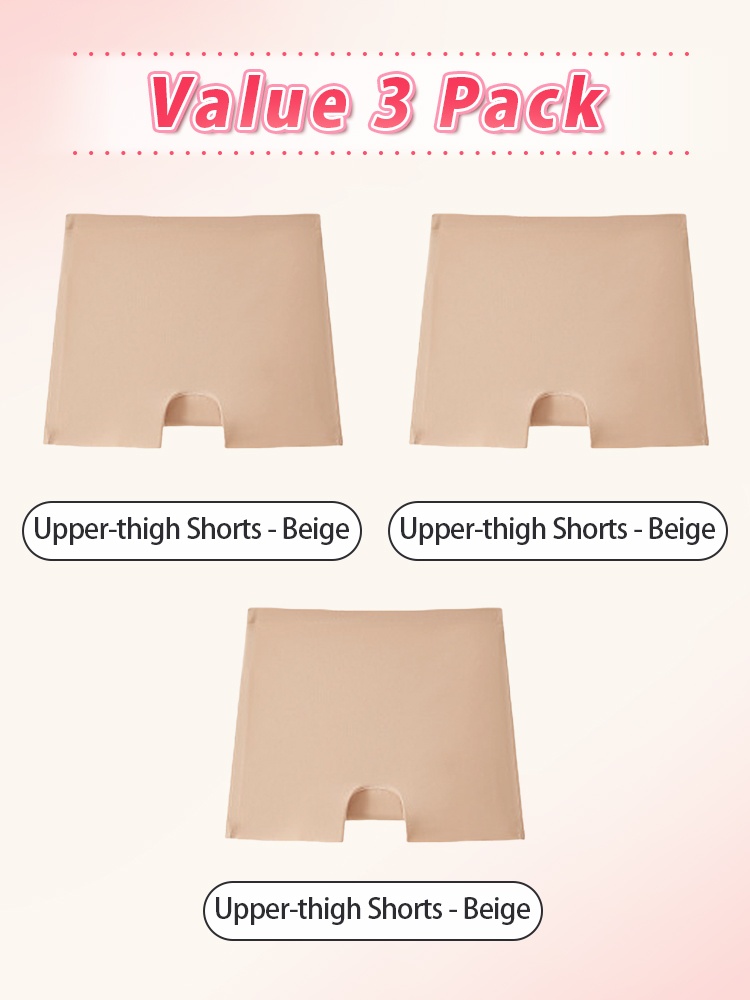 Seamless Safety Brief High-waist Tummy Hold, Breathable & Sweat-wicking Feel VEIMIA